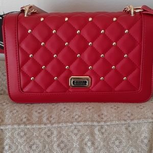 Rare Red and Gold Badgley Mischka Handbag (1)